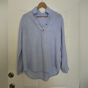 Sigrid Olsen Light Blue Button Down Shirt